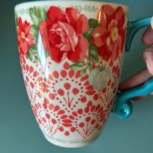 NWT 4 The Pioneer Women Vintage Floral 26 Oz Mug Jumbo Stoneware Latte Cup - Picture 7 of 9